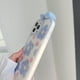 thumbnail image 5 of Para Iphone 13 Pro Max Cute Peach Blue Flower Peach Phone Case (con arco) ER, 5 of 5