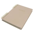 thumbnail image 2 of Pen+Gear Brand Tan Fabric Spiral Journal, 7.4"x10", 96 Ruled Sheets, 2 of 6