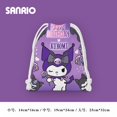 thumbnail image 1 of HelloKitty Kuromi-Bolsa de almacenamiento con cordón para mujer y niña, bolso plegable portátil con estampado de dibujos animados, a prueba de agua, regalo, 1 of 4