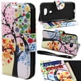 thumbnail image 1 of SOGA LG G5 Case, [Pocketbook Series] PU Leather Magnetic Flip Design Wallet Case for LG G5 - Pink Trees, 1 of 4