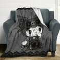thumbnail image 4 of KUROMI Throw Blanket Cute Flannel Anime for Girls Boys Men Women, 4 of 7