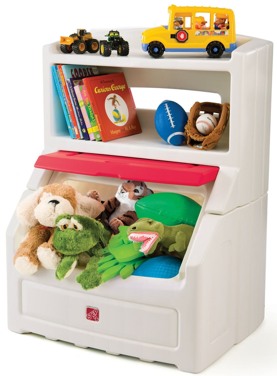 Step2 Lift & Hide Red Bookcase Storage Chest