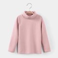 thumbnail image 1 of LNGOOR Nouveau 2021 Automne Hiver Garçons Filles Mode T-shirt Uni Manches Longues Col Rond Chaud Décontracté, 1 of 7
