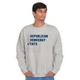 thumbnail image 5 of Cat Political Funny Election Politics Sweatshirt for Men or Women Brisco Brands S, 5 of 5
