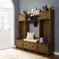 thumbnail image 2 of Crosley Fremont 4 Piece Hall Tree Set in Coffee, 2 of 9