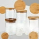 thumbnail image 4 of Frasco de Vidrio Con Tapa de Bambú Sunnimix Lata Sellada 10x25cm 1800ml, 4 of 7