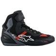 thumbnail image 2 of Alpinestars Faster 3 Rideknit Motorcycle Shoes Black/Gray/Red 8 USA, 2 of 5