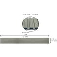 thumbnail image 2 of Concord Panels | Faux Wood Slat - Grey | Waterproof Slat Panel | 94.5” x 4.8” Each | Wood Wall Panels for Interior Decor CO600-02 (Pack of 6 - 18.9 sqft), 2 of 5