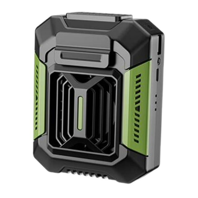 Ventilador De Cintura Con Clip Y Ventilador De Escritorio Ligero Para Correr, Deportes, Senderismo, Verde