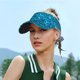 thumbnail image 5 of Balery Blue Glitter Gorra deportiva con visera ajustable para mujer y hombre (talla única), 5 of 7
