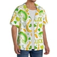 thumbnail image 2 of Kdxio Men'S Hawaiian Shirt For Men Short Sleeve Shirt St Patrick'S Day1 Summer Casual Holiday Beach Button Down T-Shirts, 2 of 5