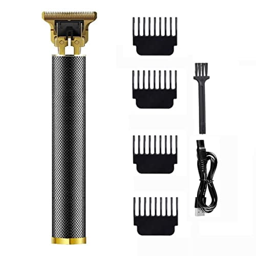 Hair Clippers for Men,Hair Cutting Machine Trimmer For Men Machine Rechargeable Clipper Barber T9 USB Electric Professional Beard Haircut (Color : Black 2)