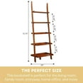 thumbnail image 5 of Convenience Concepts American Heritage 5-Shelf Ladder Bookcase, Cherry, 5 of 10