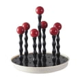 thumbnail image 1 of Tnarru Cup Drying Rack, Kitchen Cup Holder, Multifunctional Modern Decorative Bottle Drainer Rack Cup Holder for Table Countertop Bar Pink Ball, 1 of 8