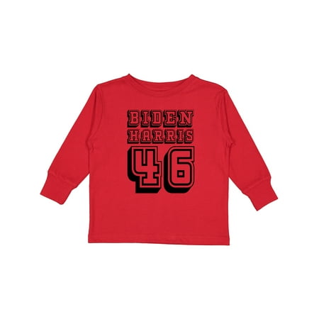 

Inktastic Biden Harris 46 Voting 2020 Gift Toddler Boy or Toddler Girl Long Sleeve T-Shirt