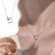 thumbnail image 2 of Acero de titanio no se desvanece collar de color femenino de diseño ligero viento frío clavícula cadena Senior Sense, 2 of 7