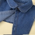 thumbnail image 4 of 2026 New Denim False Collar For Girls,Denim Collar,False Collars For Ladies Denims,The Layering Essential (Sky Blue), 4 of 6