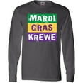 thumbnail image 3 of Inktastic Mardi Gras Krewe Parade Long Sleeve T-Shirt, 3 of 5