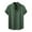 Green, variant on fartey Men's Summer Cotton Linen T Shirt Loose Breathable Button Down Shirts Top Casual 2024 Short Sleeve Blouse Lightweight Soft Lapel Solid Color Hawaiian Tops