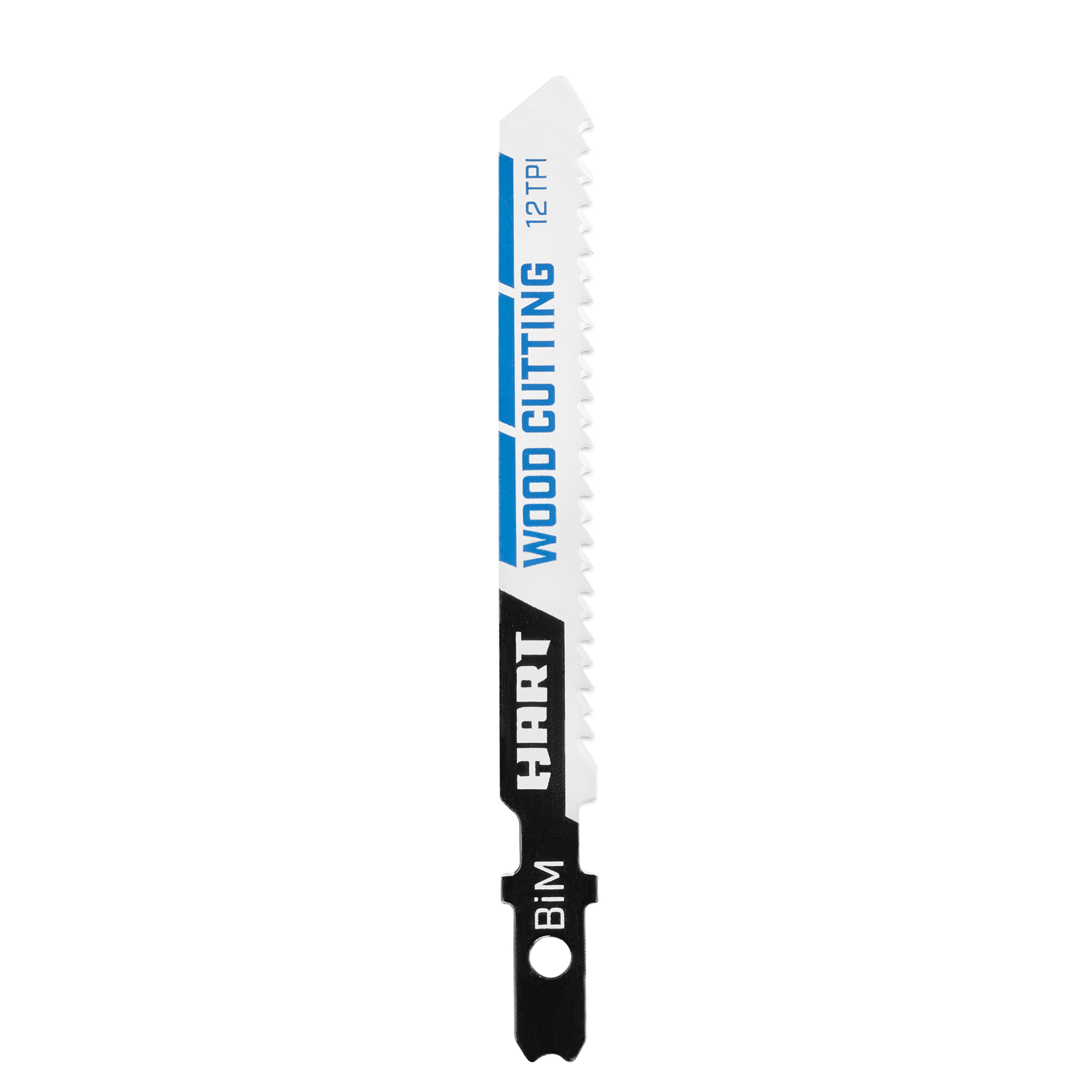 HART 5-Piece 12 Teeth-per-Inch Bi-Metal Jigsaw Blades