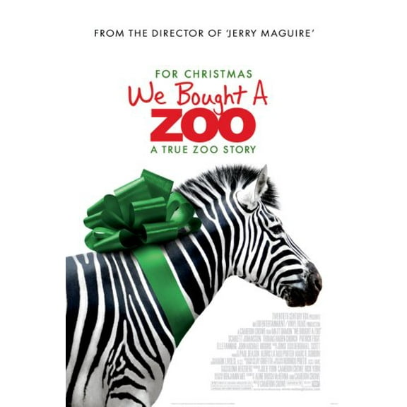 We Bought A Zoo Movie Poster 24x36 Art Poster 24x36 Multi-Color Square Adults Z Posters