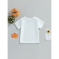 thumbnail image 4 of Wassery Toddler Boys Halloween Outfits Infant Boys Thanksgiving Clothes  Short Sleeve Pumpkin/Turkey Print Loose T-shirt Tops 6M-4T, 4 of 8