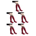 thumbnail image 2 of Minnieouse Calcetines de tubo medio transpirables a la moda gran elasticidad hermoso regalo medias lindas que absorben el sudor para niños tipo 37 tipo 37 5piezas, 2 of 6