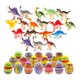 thumbnail image 2 of 32 huevos de Pascua rellenos de juguetes, rellenos de cestas, huevos de Pascua precargados con dinosaurio para regalos de vacaciones para niños Zulema Huevos de Pascua precargados, 2 of 8