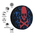 thumbnail image 4 of Pofeuu pirate skull Print Spare Tire Wheel Cover for Car Truck SUV Camper Universal Fit Spare Tire Cover RV Spare Tire Covers-15 inch, 4 of 6