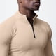thumbnail image 4 of pstuiky camisas de manga larga para hombre, Protector solar de verano para hombre, transpirable, de color sólido, con cremallera, cuello alto y manga larga. camisetas de hombre xxl, 4 of 5