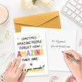thumbnail image 4 of Tarjeta de felicitación Ethanberg Amazing People Rind con sobre, 4 of 7
