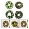 thumbnail image 4 of Couronne de Printemps Été pour Porte d'Entrée Couronne Artificielle Colorée Décoration Maison, 4 of 4