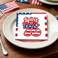 thumbnail image 3 of 4th of July Party Supplies Set 250th Anniversary Patriotic Party Supplies Plates, Napkins, Table Runner, and Cups with USA Flags Memorial Day Party Decor A, 3 of 10