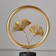 thumbnail image 4 of Escultura de hojas de ginkgo, estilo nórdico, ideal para el hogar. C, 4 of 6
