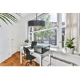 thumbnail image 4 of Canarm Rexton 3 Light Chandelier Black Modern Ceiling Light for Dining and Living Rooms, 4 of 5