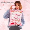 thumbnail image 3 of Vogacara Bolas redondas Kawaii, pudín, bolsa de dulces, almohada, juguetes, amigable con la piel, cómoda, muñeca encantadora, comida de Type2 NO2, 3 of 6