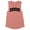 Desert Pink, variant on 2000 College Style Women's Muscle Tank Large White