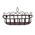 thumbnail image 1 of Stylish Garden Decor Iron Wall Mounted Flower Pot Stand Hanging Planter Rack Plant Holder Plant Basket COPPER, 1 of 8