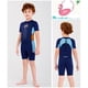 thumbnail image 3 of Soidarity Trajes de neopreno para niños de 2,5 MM, traje de buceo de una pieza, traje de neopreno de secado rápido, traje de baño para niños, buceo, Deportes acuáticos azul marino M Soidarity OD003681-07, 3 of 6