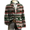 thumbnail image 2 of Mifsaly Plus Size Mens Christmas Blazer Jacket Corduroy Sport Coats 2025 Button Down Lapel Suit Jackets Xmas Santa Trees Snowflake Winter Coat Dinner Festival Party Outerwear with Pockets, 2 of 8