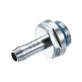 thumbnail image 4 of Uxcell Brass Hose Fitting for PC Water Cooling Connecting 6mm 4Pcs Silver Tone, 4 of 6