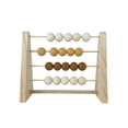 thumbnail image 2 of Wooden Abacus Arithmetic Wooden Beads Counting Frame for Boy Girl Children Preschool , Yellow, 2 of 8