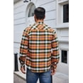 thumbnail image 5 of COOFANDY Casual Shirts for Men Long Sleeve Untucked Shirt Button Down Collar No Tuck Shirts for Men, 5 of 7