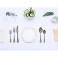 thumbnail image 6 of Unique Bargains 20 Pcs Stainless Steel Flatware Set Mirror Polished Cutlery Black, 6 of 6