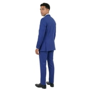 Mens Pinstripe 3 Piece Suit Set Modern Fit, Notch Lapel