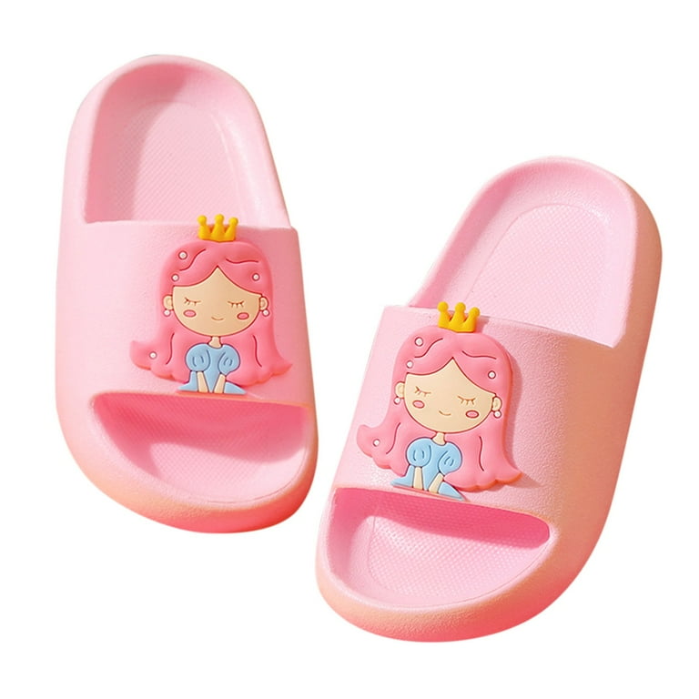 Kids hard hotsell bottom slippers