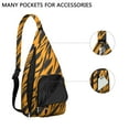 thumbnail image 2 of Cheetah Spot Sling Backpack - Tropical Leopard Design Shoulder Bag, Compact Lightweight Pack for Essentials, 2 of 4