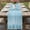 Teal, variant on Table Runner 72 Inches Long for Kitchen Dining, Light Blue Dresser Scarf Farmhouse, Dining Table Decorations for Wedding/Parties, Modern Abstract Art Ombre Striped 13 x 72 In