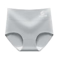 thumbnail image 2 of CHUMUD Cotton Underwear for Women High Waisted Solid Full Coverage Stretch Briefs Solid Breathable Ribbed Panties, 2 of 3