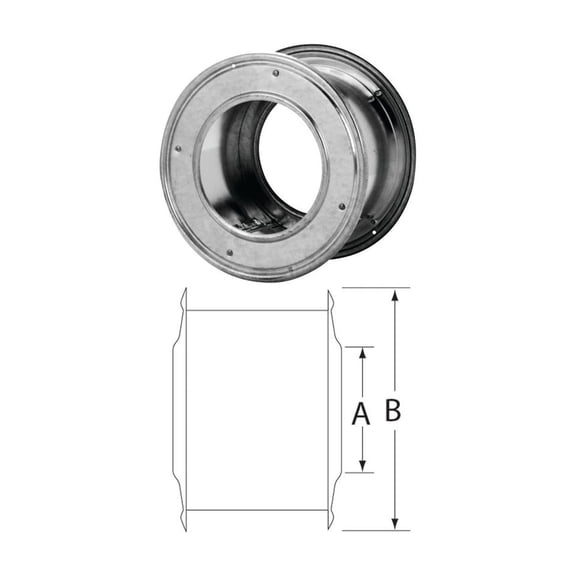 Selkirk Sport Selkirk Wall Thimble 6 " Type B — Residential Use, Standard Application